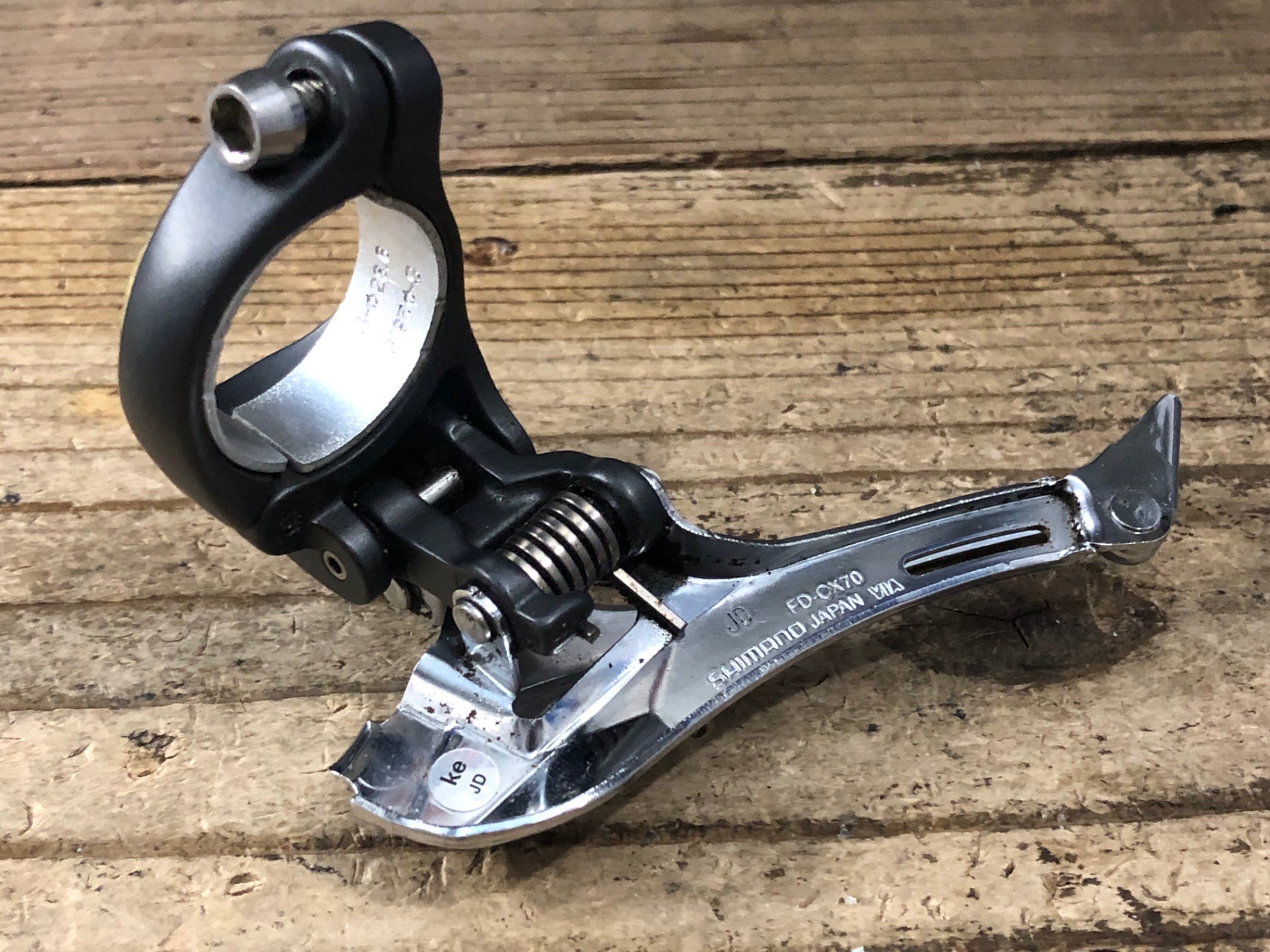 JU898 シマノ SHIMANO FD-CX70 フロントディレイラー バンド式 – BICI