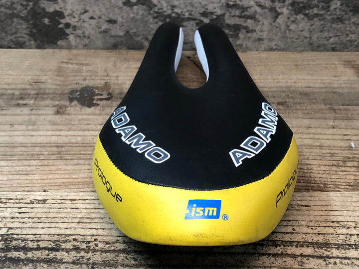 JN070 ism アダモ プロローグ ADAMO Prologue IRONMAN サドル 黒黄 スチールレール
