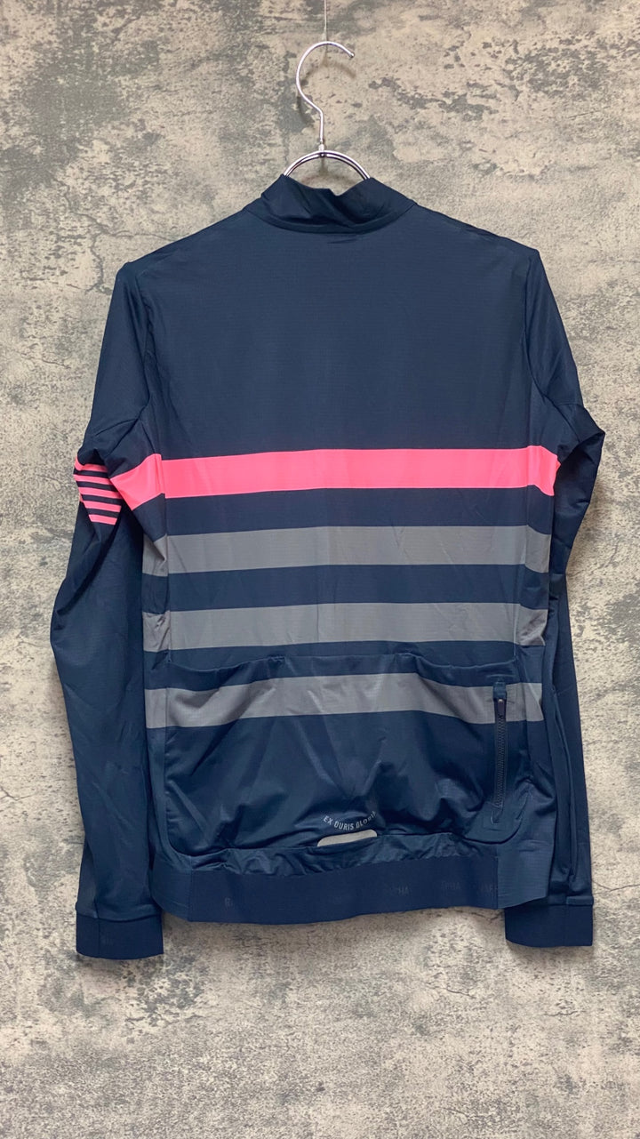 KJ014 ラファ Rapha MENS RCC PRO TEAM LONG SLEEVE JERSEY 長袖 サイクルジャージ ネイビー L