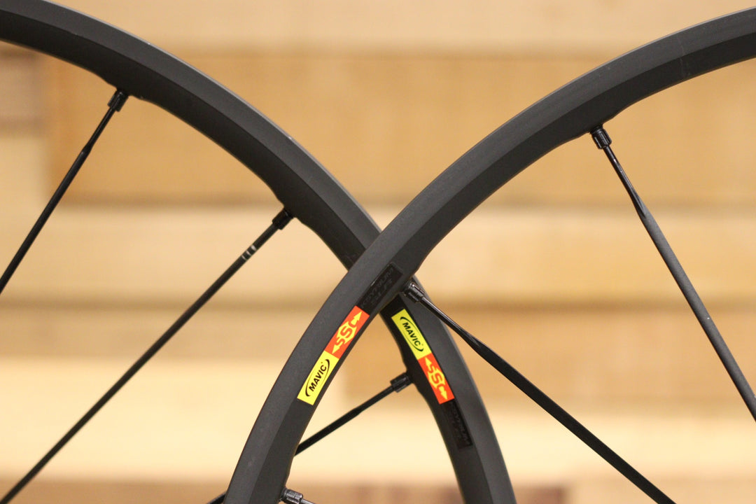 マヴィック MAVIC キシリウム エグザリット KSYRIUM SLR EXALITH アルミ クリンチャー ホイールセット シマノ12/11S 15C 【立川店】