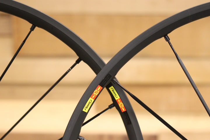 マヴィック MAVIC キシリウム エグザリット KSYRIUM SLR EXALITH アルミ クリンチャー ホイールセット シマノ12/11S 15C 【立川店】