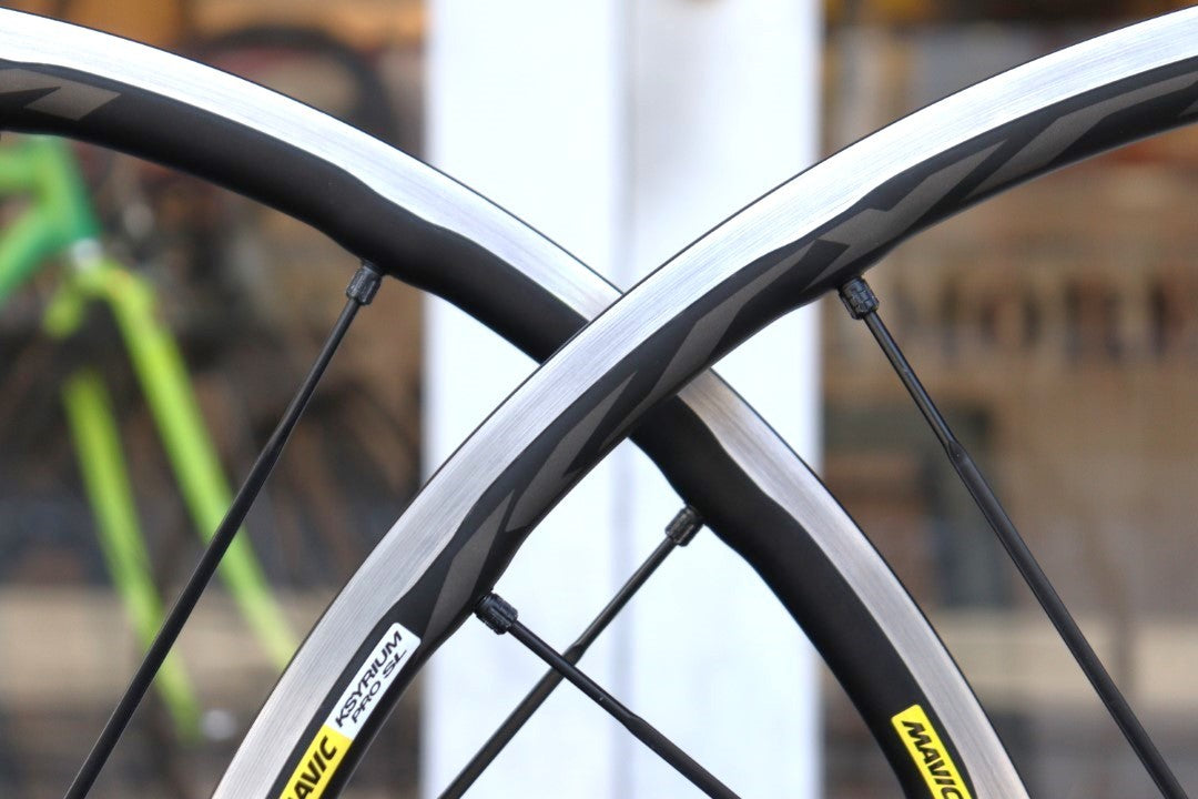 マヴィック MAVIC キシリウム プロ KSYRIUM PRO SL アルミ クリンチャー ホイールセット シマノ11/12S 15C 【横浜店】