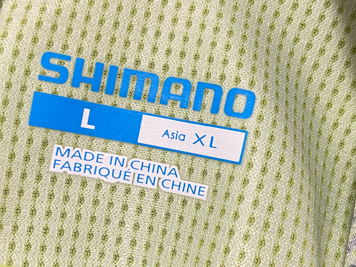 JW489 シマノ SHIMANO 半袖 サイクルジャージ メッシュ XLサイズ 黄
