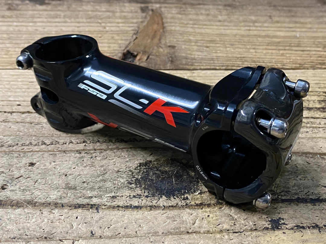 KO324 FSA SL-K アルミステム 黒 Φ31.8 OS 100mm 6°