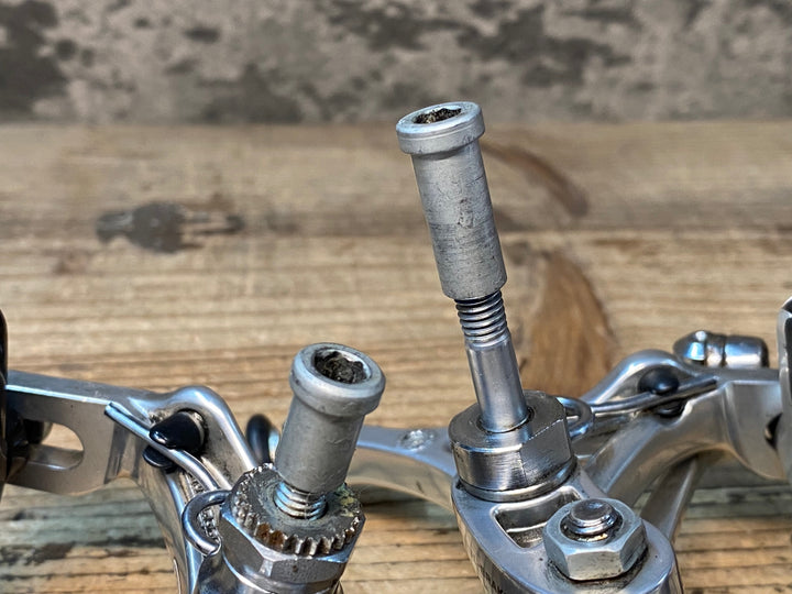 JJ551 カンパニョーロ CAMPAGNOLO ケンタウル CENTAUR キャリパーブレーキ シルバー 前後セット