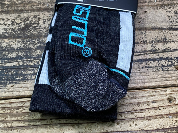 JQ148 アソス assos fugu Socks S7 サイクルソックス 黒 L