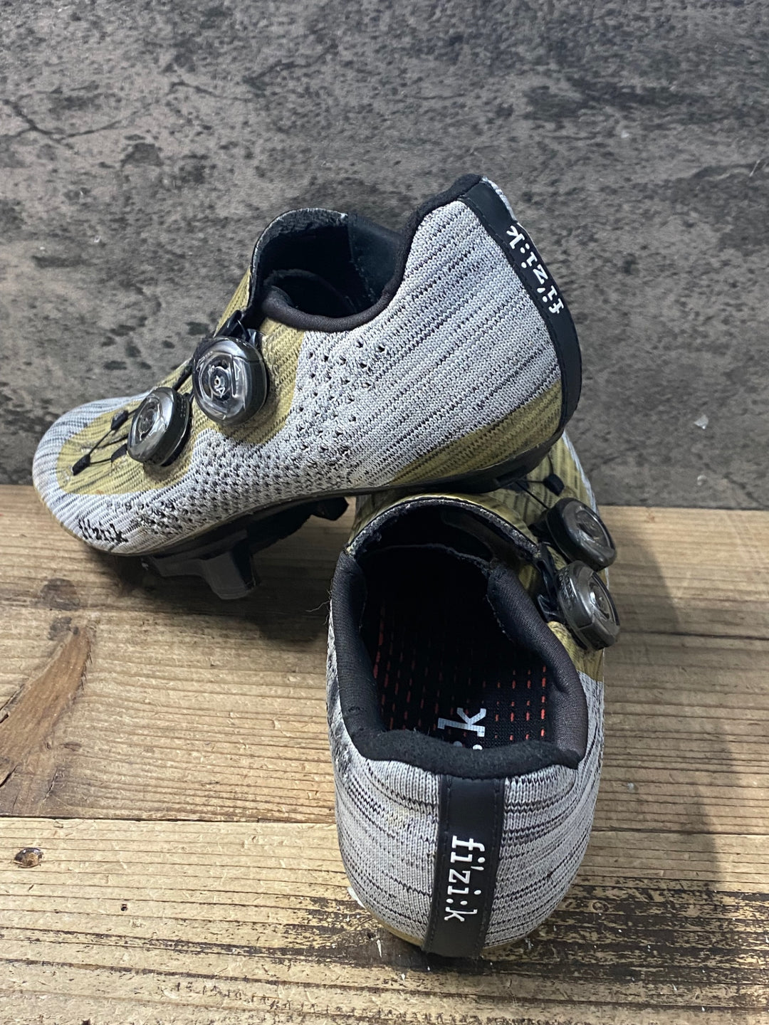 KO309 フィジーク fizik INFINITO R1 KNIT Shoes BOA ビンディングシューズ グレー ベージュ EU39