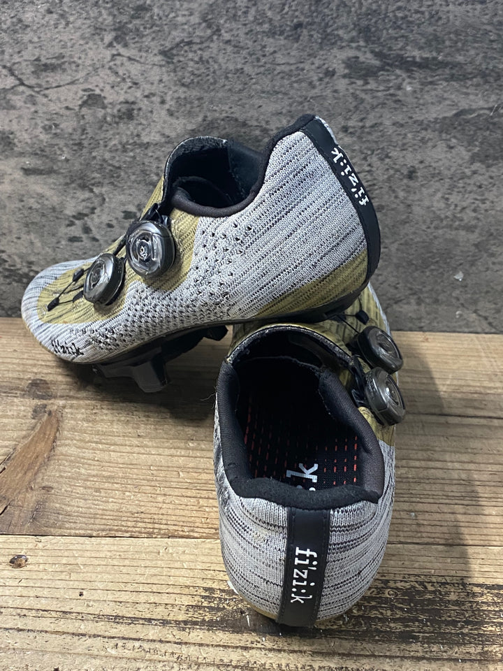 KO309 フィジーク fizik INFINITO R1 KNIT Shoes BOA ビンディングシューズ グレー ベージュ EU39