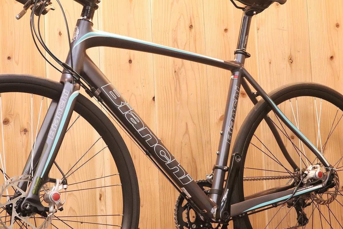 ビアンキ BIANCHI インプルソ IMPULSO FLAT BAR DISC 2016年モデル 550サイズ シマノ 105 5800 MIX  11S アルミ フラットバー ロードバイク 【芦屋店】