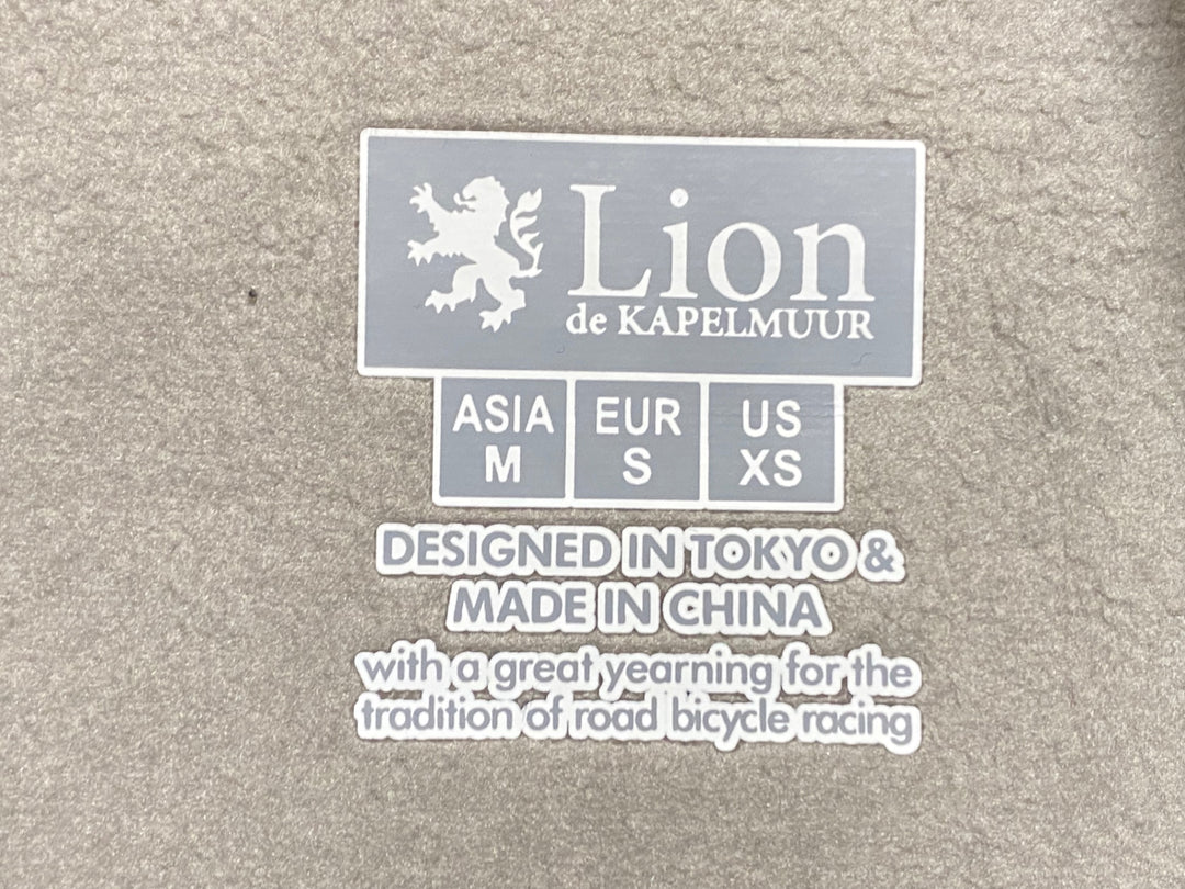 KM237 リオンドカペルミュール Lion de KAPELMUUR 長袖 サイクルジャケット グレー ASIA M 裏起毛
