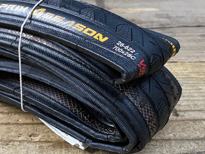 KJ019 コンチネンタル Continental GRAND PRIX 4SEASON クリンチャータイヤ 700x28C 2本セット