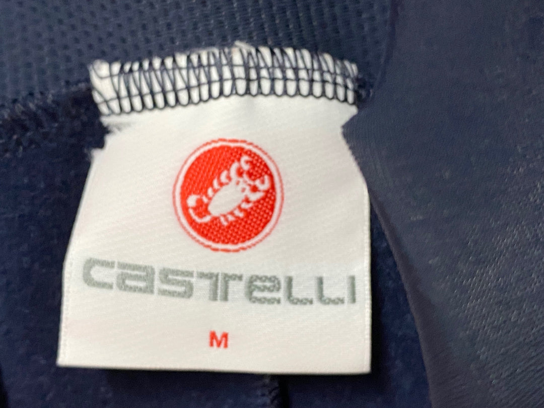 KF414 カステリ CASTELLI ビブタイツ ネイビー M 裏起毛