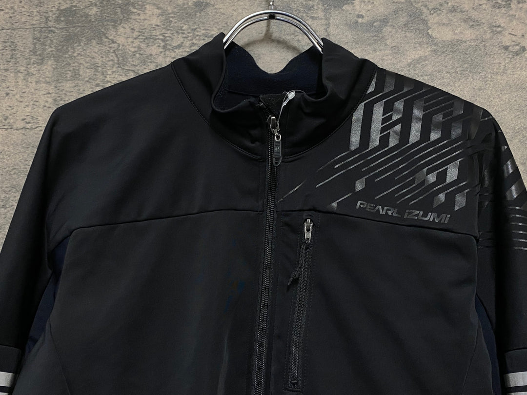 KC647 パールイズミ PEARL iZUMi 長袖 サイクルジャケット 黒 XL 裏起毛
