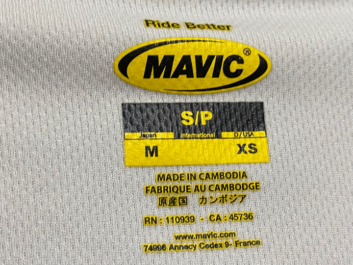 JD706 マビック MAVIC 半袖 サイクルジャージ 白 M