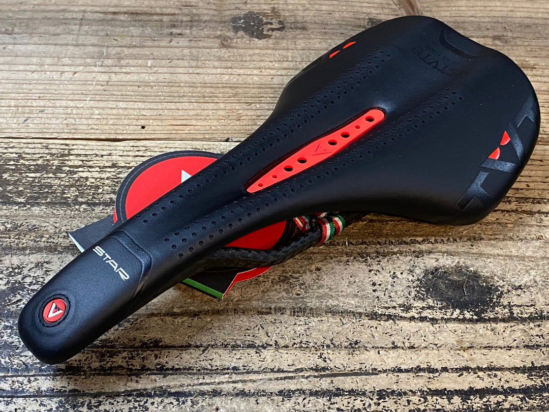 JR435 アスチュート ASTVTE STARLITE CARBON サドル 黒赤 カーボンレール