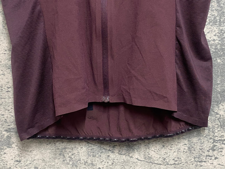 JN424 ラファ Rapha WOMEN'S SILK FLYWEIGHT JERSEY 半袖 サイクルジャージ 茶 S
