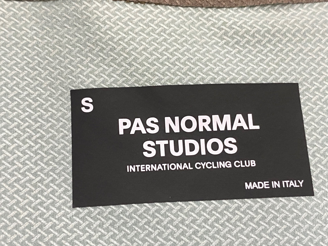 KQ384 パスノーマルスタジオ PAS NORMAL STUDIOS 半袖 サイクルジャージ 茶色 S