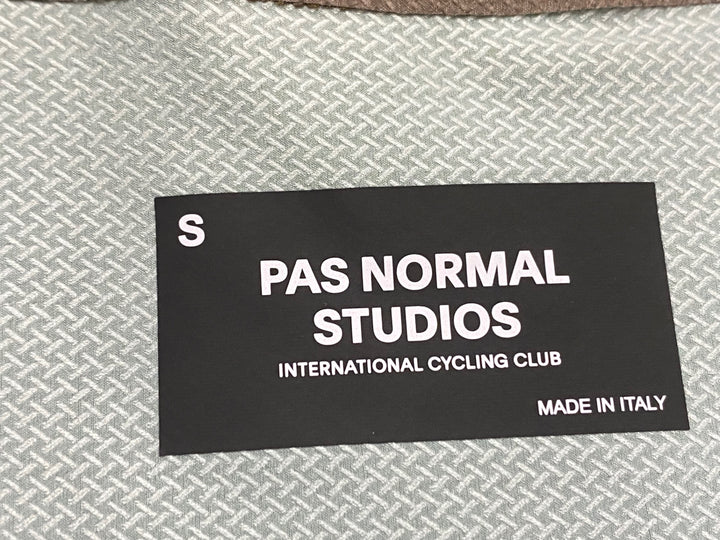 KQ384 パスノーマルスタジオ PAS NORMAL STUDIOS 半袖 サイクルジャージ 茶色 S