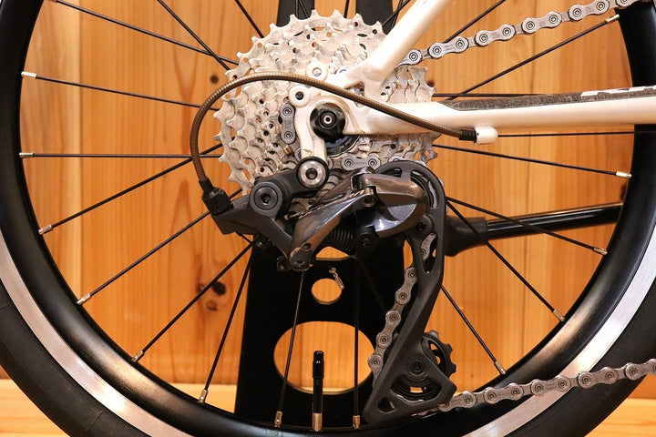 【カスタム多数!!】 KHS F20-R シマノ 105 R7000 MIX 11S クロモリ ミニベロ 折り畳み自転車 20インチ 【芦屋店】