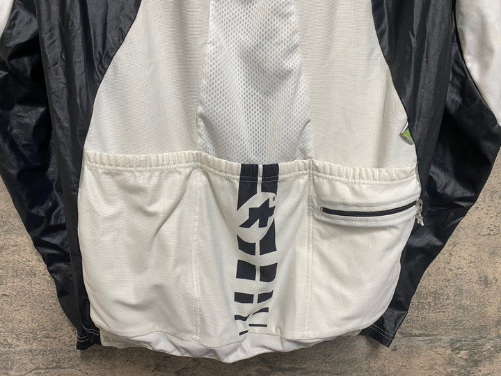 JR296 アソス ASSOS LS.MILLE 長袖 サイクルジャージ 白 M