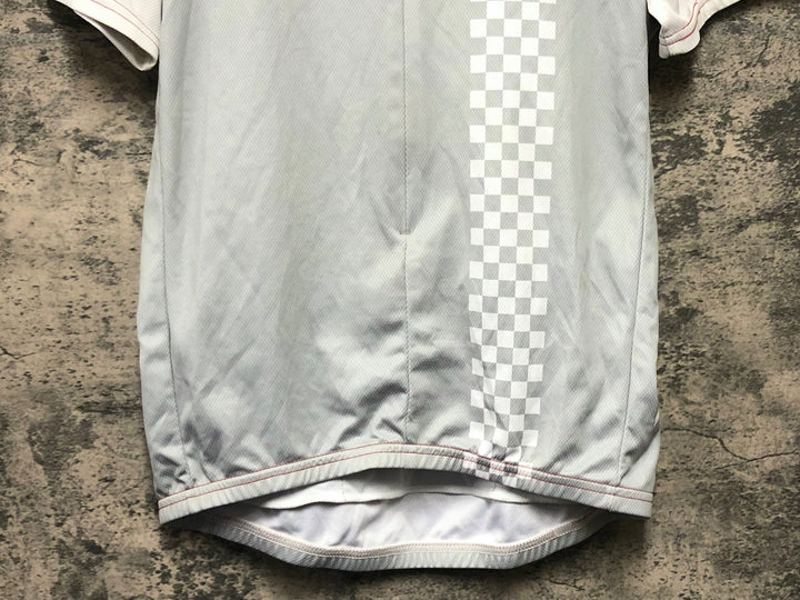 KL256 ツインシックス TWINSIX 半袖 サイクルジャージ 白 グレー L