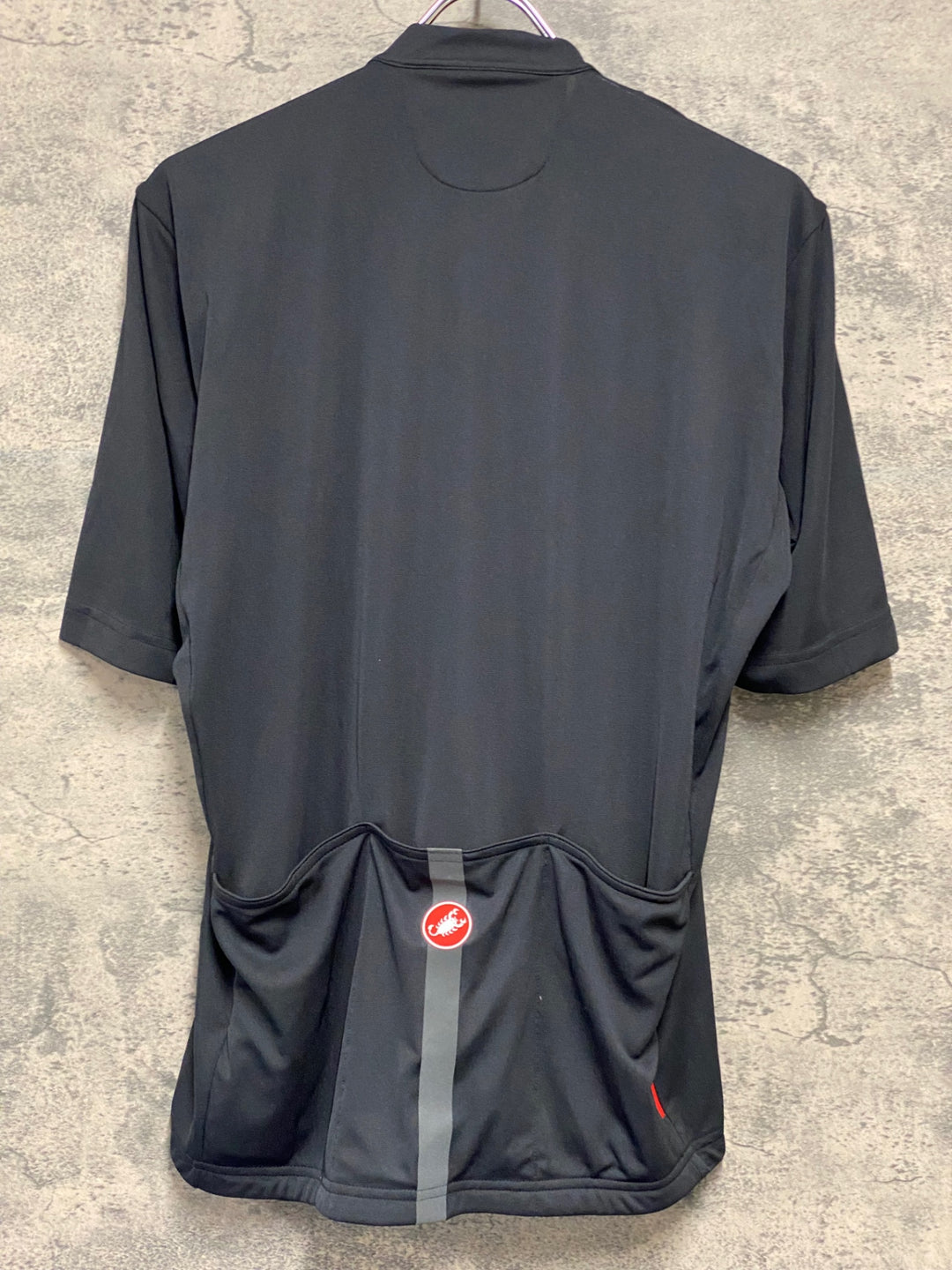 JQ860 カステリ CASTELLI CLASSIFICA JERSEY 半袖 サイクルジャージ 黒 XL