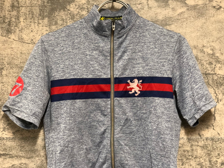 KD815 カペルミュール KAPELMUUR 半袖 サイクルジャージ グレー S