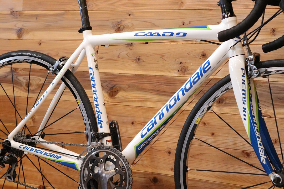 キャノンデール CANNONDALE キャド CAAD 9 5 2010モデル 50サイズ シマノ 105 5600 MIX 10S アルミ ロードバイク 【広島店】