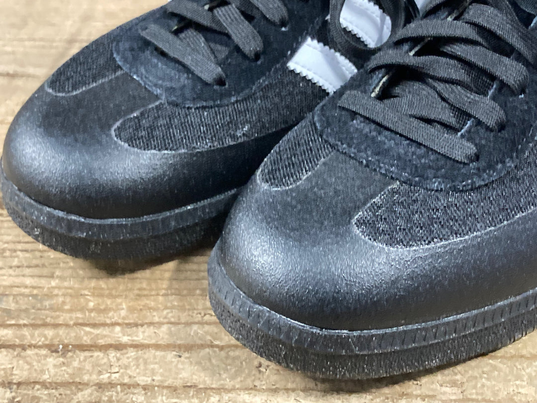 KQ863 アディダス adidas VELOSAMBA COLD RDY ビンディングシューズ 黒 EU43 1/2