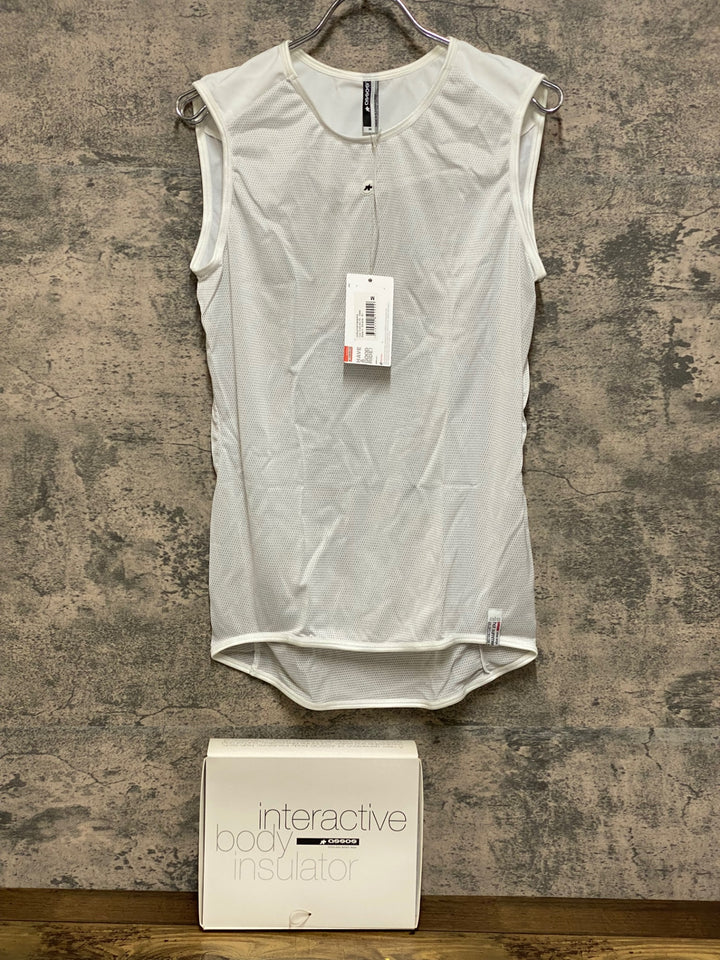 JQ346 アソス ASSOS hot Summer Later active ベースレイヤー 白 M