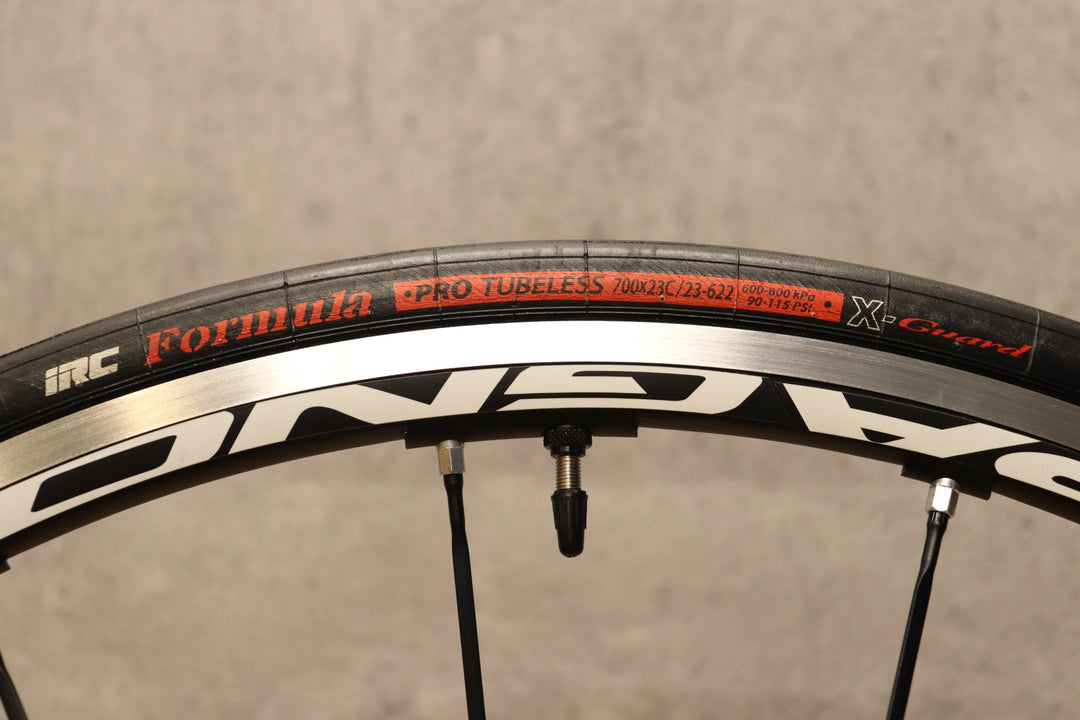 カンパニョーロ CAMPAGNOLO ユーラス EURUS 2WAY-FIT アルミ チューブレス ホイール 15C フロントのみ 【さいたま浦和店】