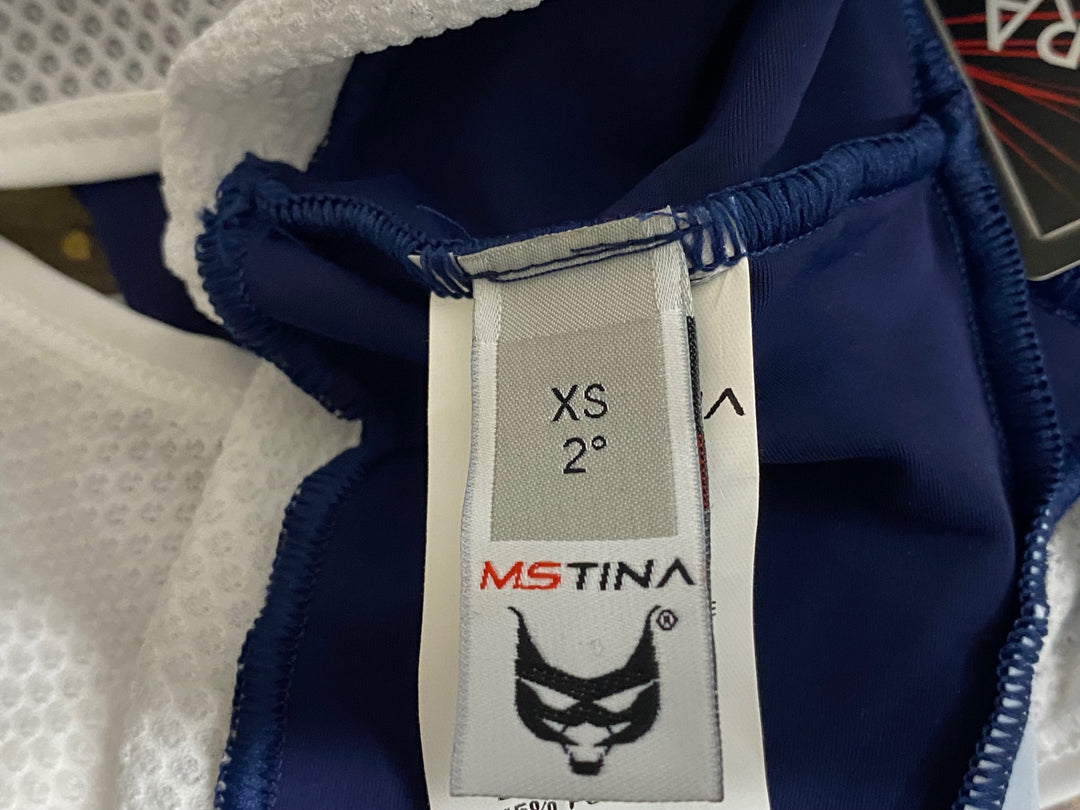 KF557 MSTINA ビブショーツ 白紺赤 XS