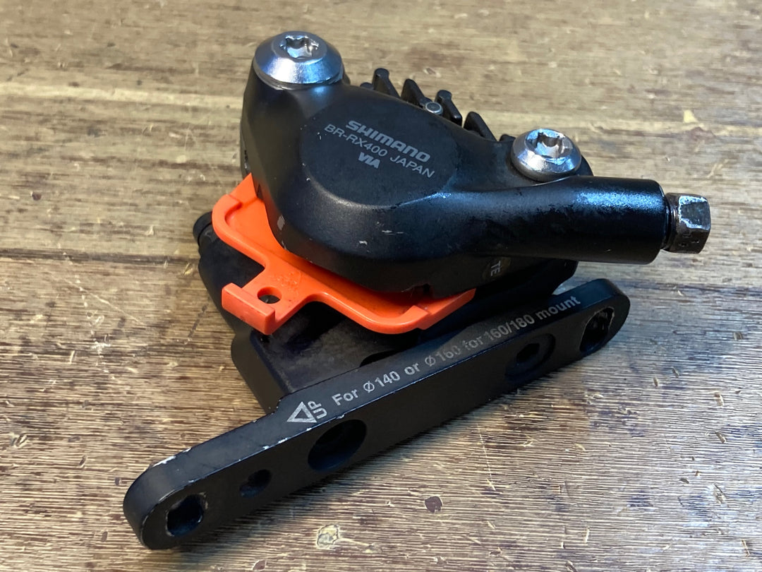 JC945 シマノ SHIMANO GRX BR-RX400 油圧ディスクブレーキキャリパー フラットマウント