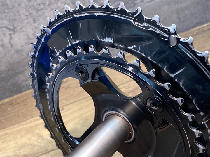 JD230 4iiii シマノ SHIMANO FC-R9200 パワーメーター クランクセット 52/36T 172.5 ※バッテリーベース割れあり