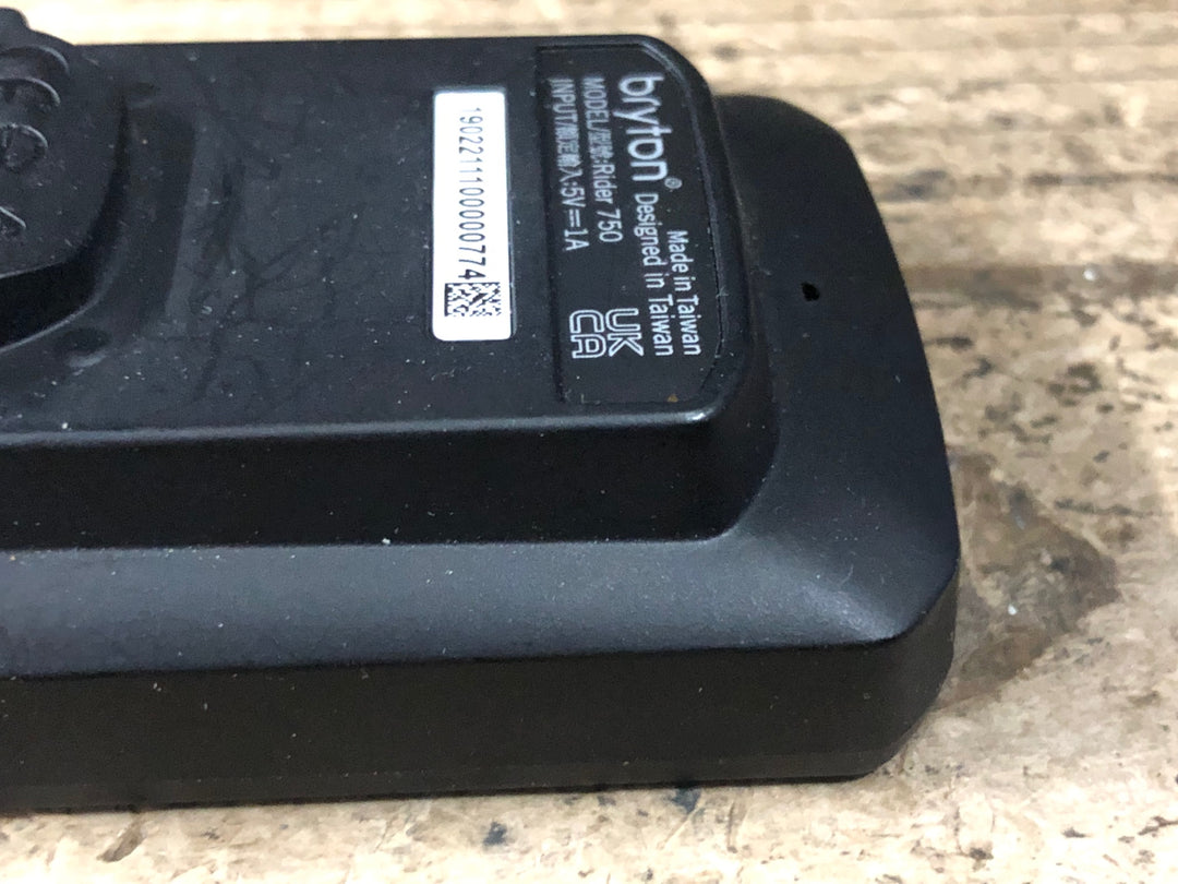 JT606 ブライトン bryton Rider 750 サイクルコンピューター 動作確認済