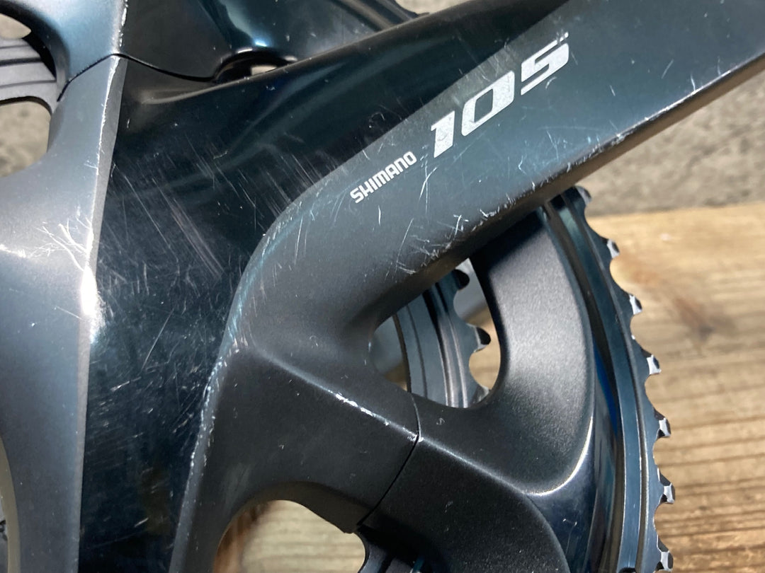 JH271 4iiii PRECISION PML100 左 パワーメーター シマノ SHIMANO 105 FC-R7000 クランクセット 165mm 50/34T