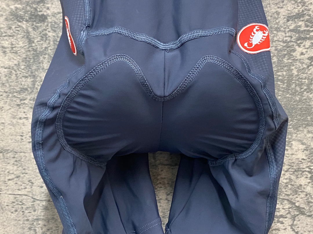 JY248 カステリ CASTELLI ビブショーツ 紺 S