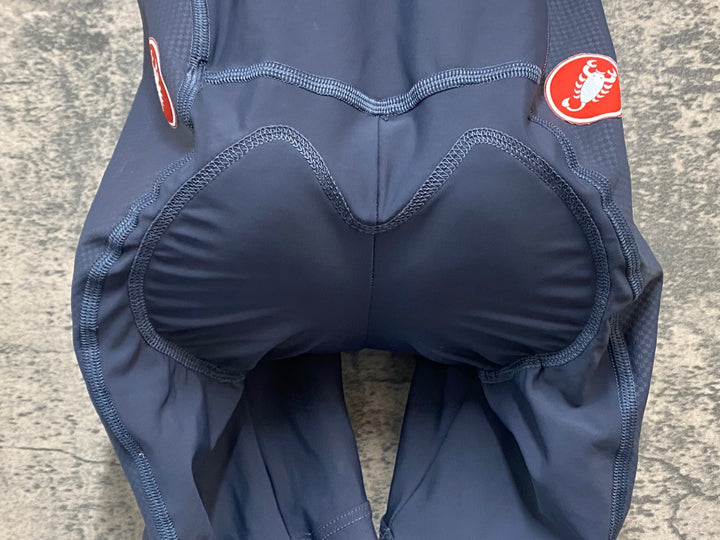 JY248 カステリ CASTELLI ビブショーツ 紺 S