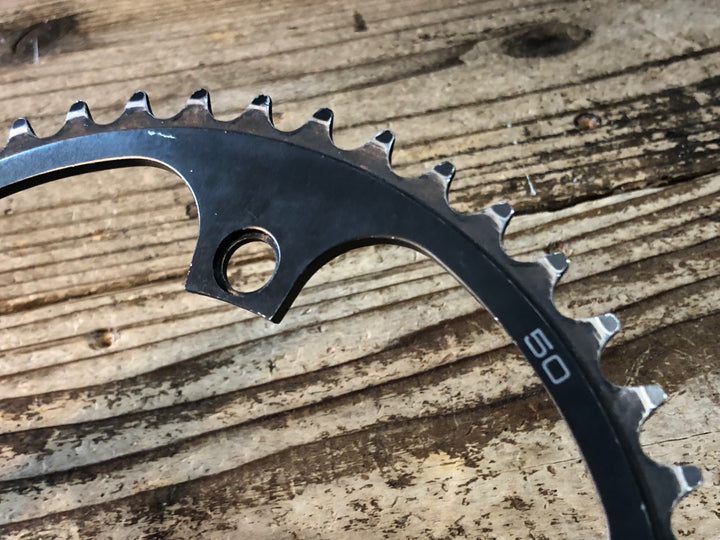 JY168 シマノ SHIMANO デュラエース DURA-ACE チェーンリング 厚歯 50T 黒