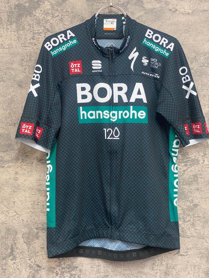 JN355 スポーツフル sportful 半袖 サイクルジャージ 深緑 XL BORA