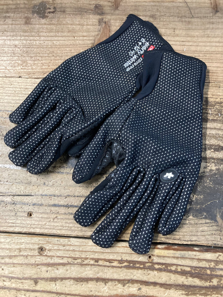 KF510 アソス assos early winter 長指 グローブ 黒 裏起毛 S