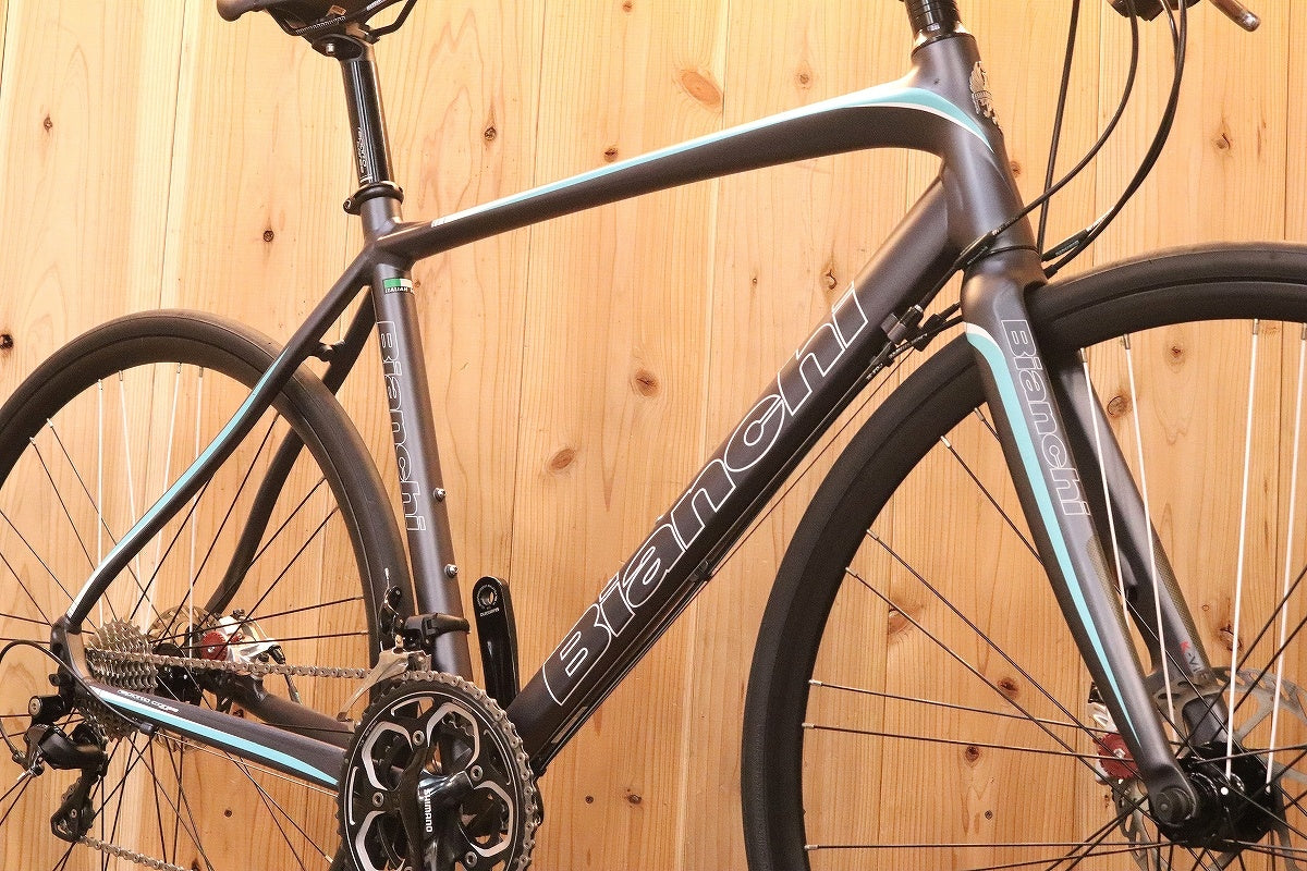 ビアンキ BIANCHI インプルソ IMPULSO FLAT BAR DISC 2016年モデル 550サイズ シマノ 105 5800 MIX  11S アルミ フラットバー ロードバイク 【芦屋店】