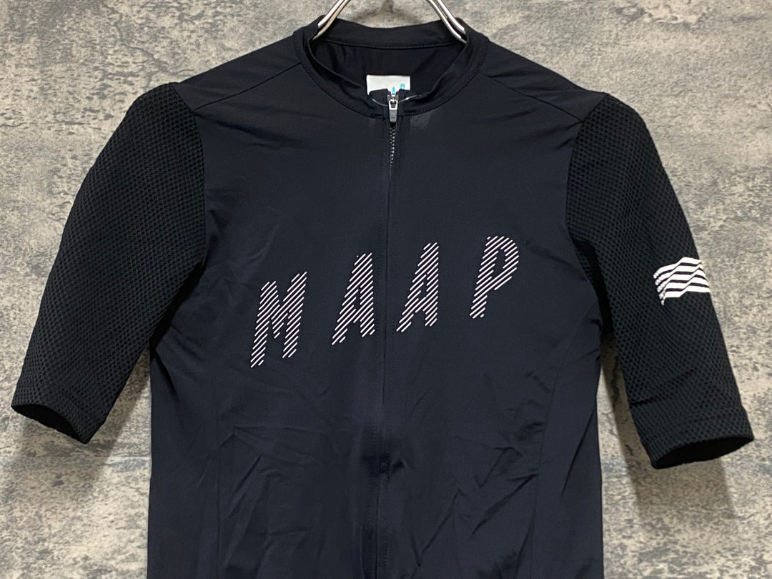 KL003 マープ MAAP PRO FIT JERSEY 半袖 サイクルジャージ 黒 S