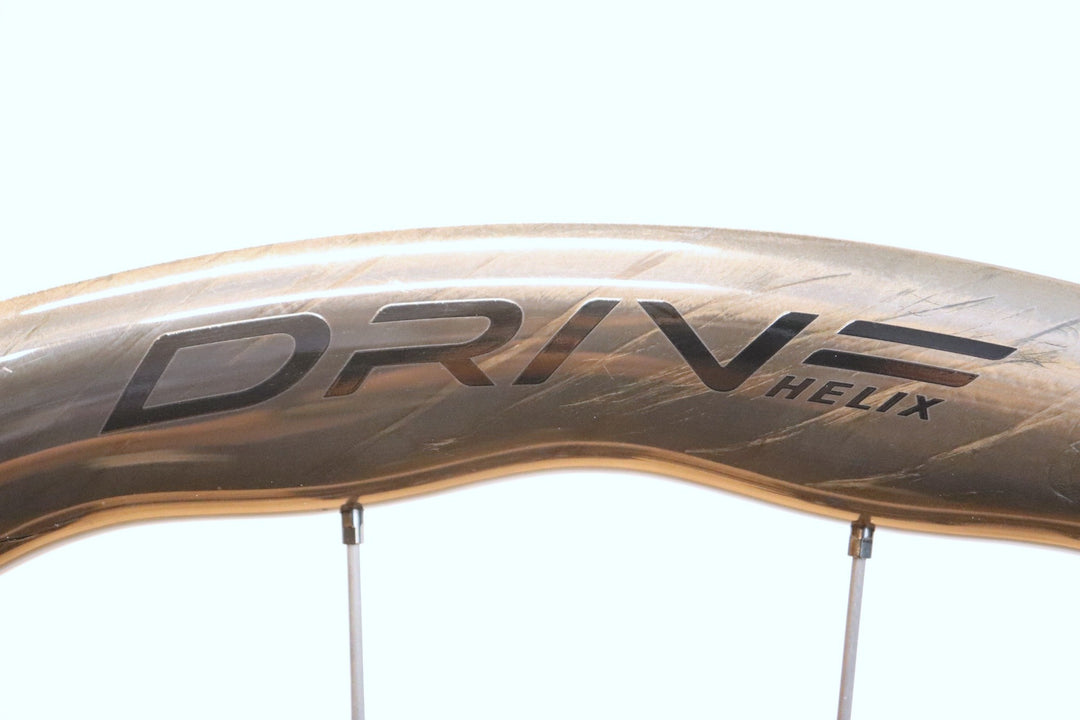 【訳あり】 エリートホイールズ ELITEWHEELS ドライブ ヘリックス DRIVE HELIX 46D CS カーボン チューブレスレディ ホイールセット シマノ11S/12S 【さいたま浦和店】