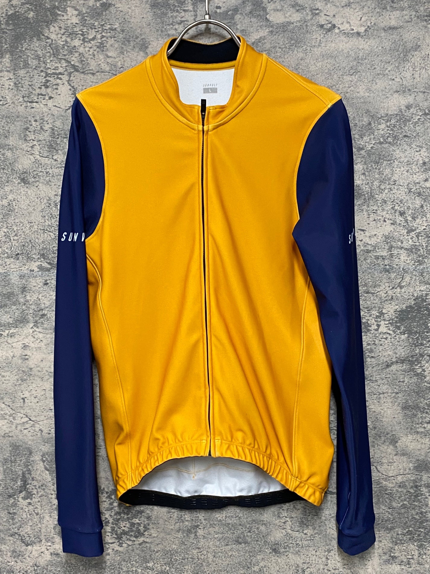JX129 サンボルト SUNVOLT 長袖サイクルジャージ 黄 L 裏起毛 – BICI
