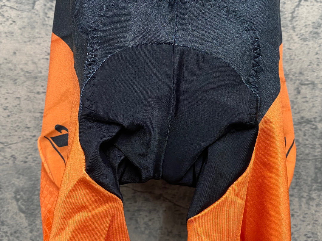JW452 パールイズミ PEARL iZUMi ビブショーツ 黒 オレンジ S Pedalist