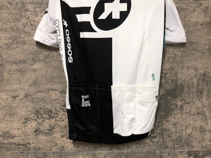 JQ940 アソス ASSOS SS.mangusta_S7 半袖 サイクルジャージ 白 Ｍ