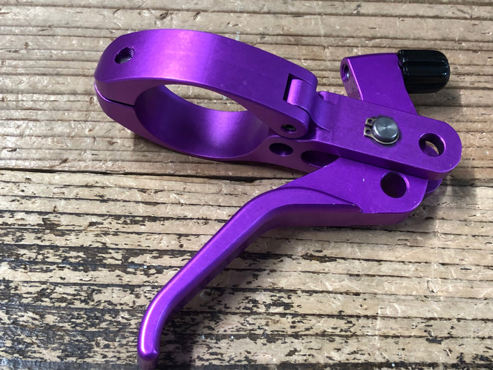 KG081 ポール PAUL CROSS LEVER ブレーキレバー パープル Φ31.8 左