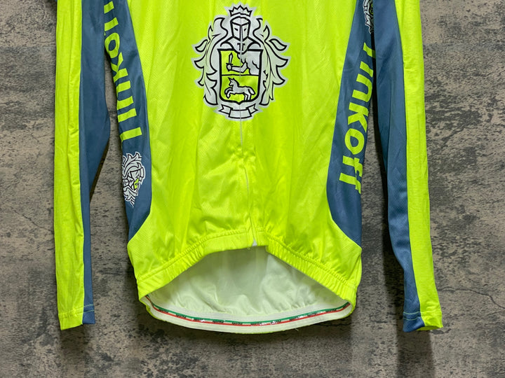 KJ859 スポーツフル sportful 長袖 サイクルジャージ 黄 M TINKOFF