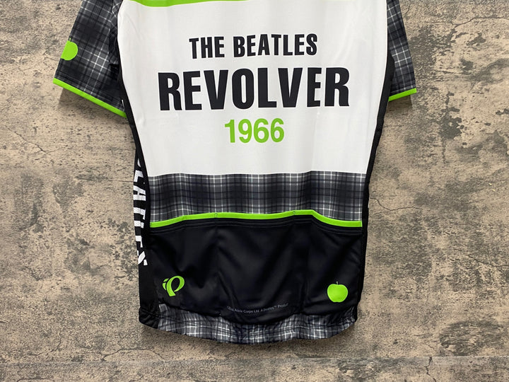 KA648 パールイズミ PEARL iZUMi 半袖 サイクルジャージ 黒 白 総柄 XL